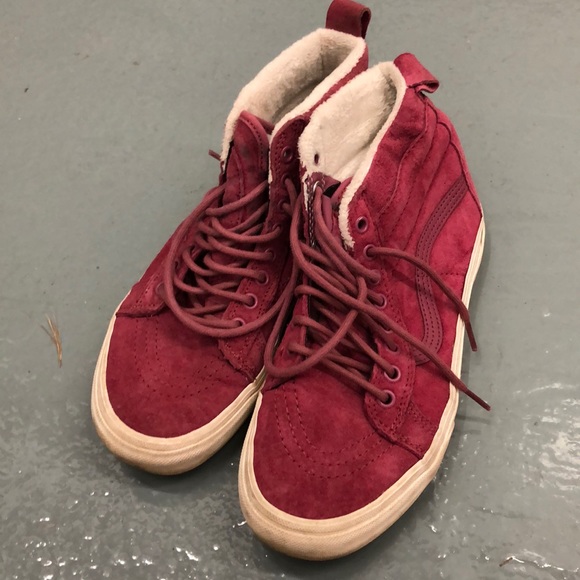 vans with sherpa lining